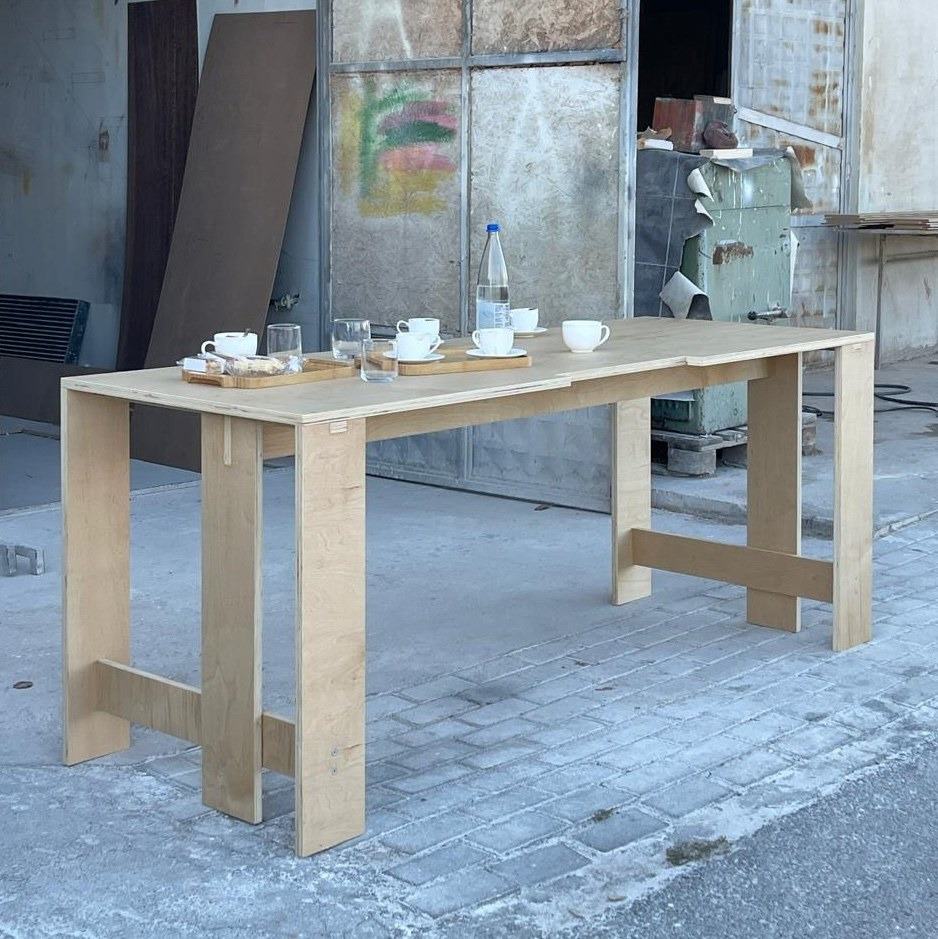 Plywood Workshop Desk